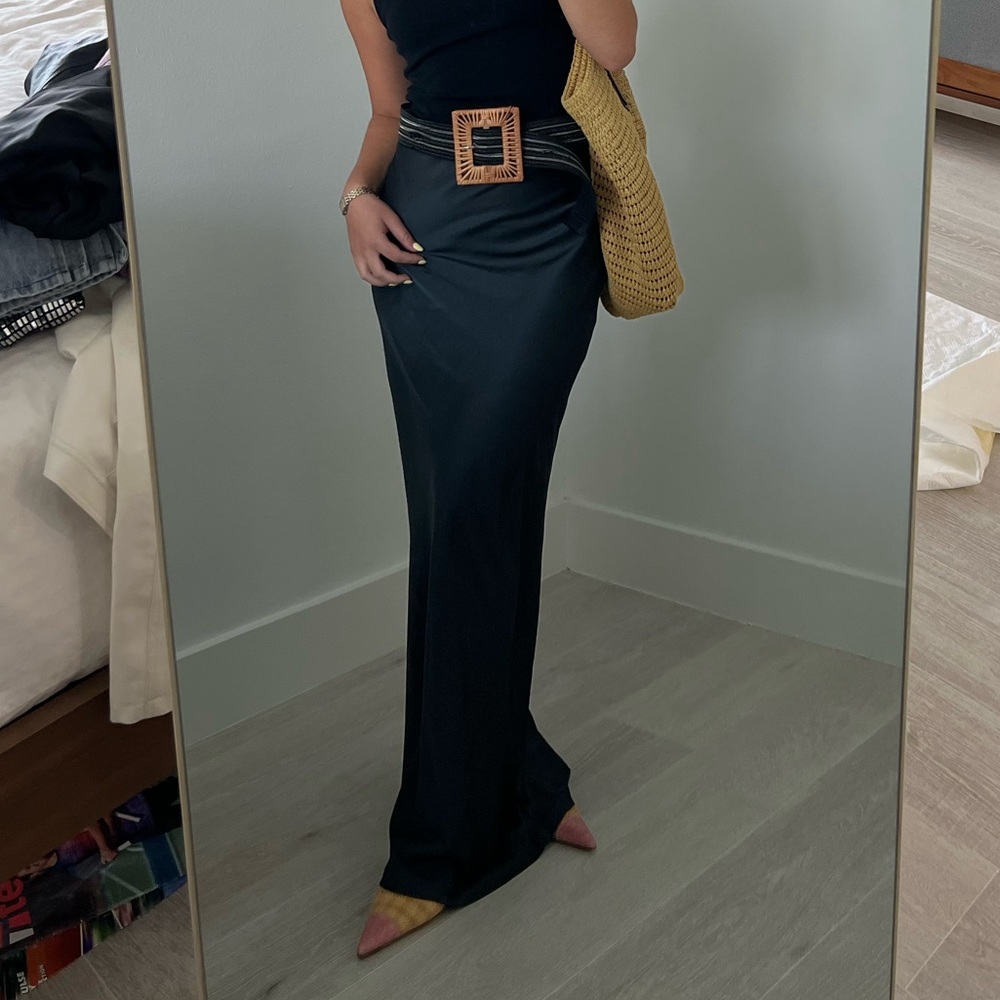 Lioness Hudson Satin Maxi Skirt